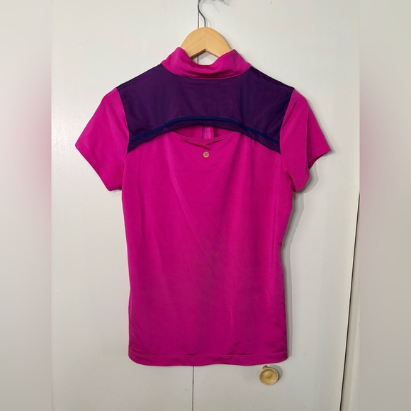 EP Golf Pink Short Sleeve Women's Top - Picture 4 of 4